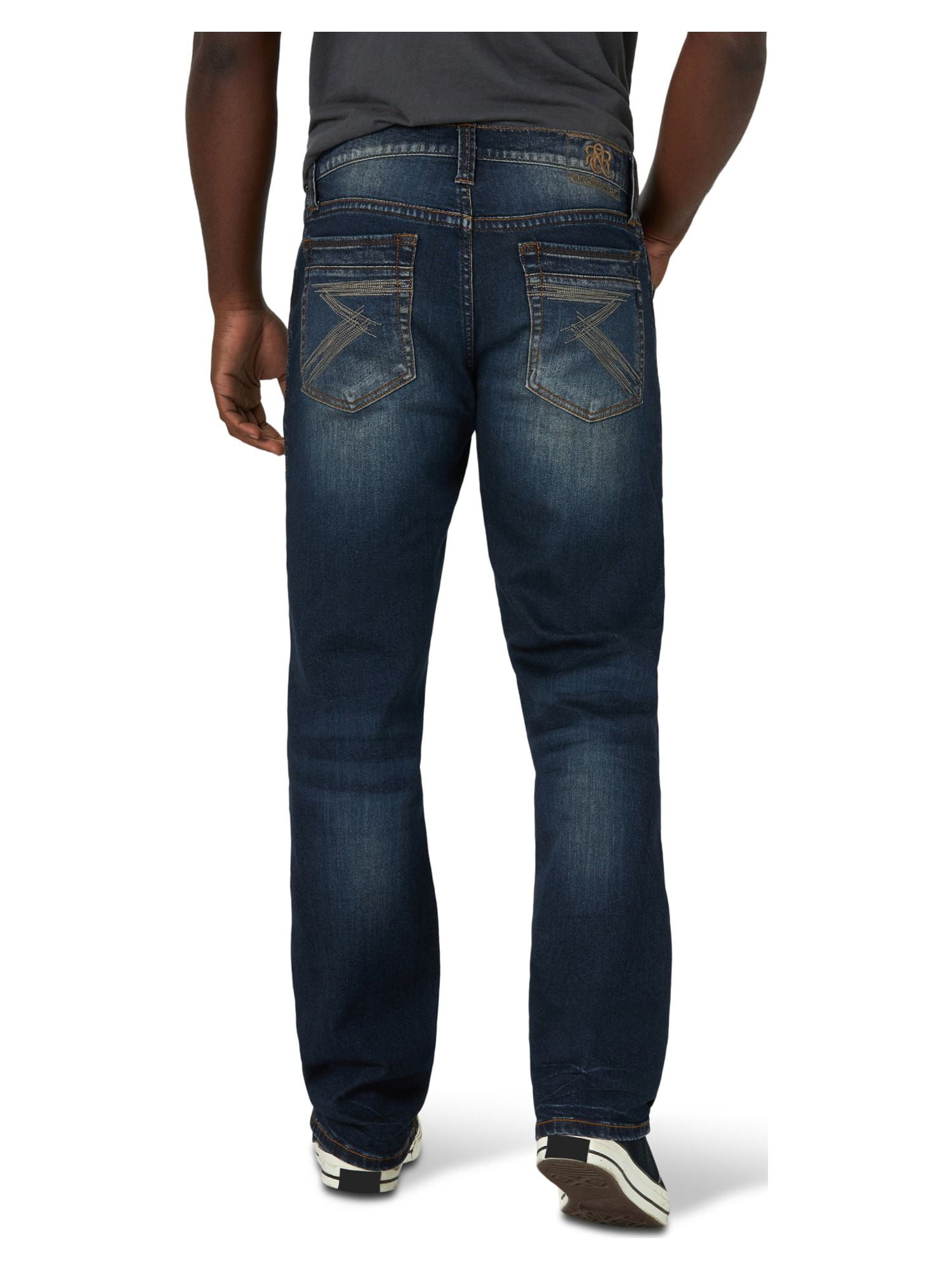 Rock & Republic Men's Relaxed Straight Leg Jean with Ultra Comfort Denim