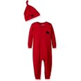 thumbnail image 2 of Baby Boys Romper and Cap, red Mouse, 18M-24M, 2 of 2