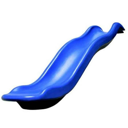 KidWise 7ft Deck Height Blue Rave Slide Upgrade for Play Sets