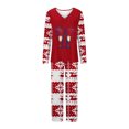 thumbnail image 4 of Xihbxyly Christmas Pajamas for Women, Women's Christmas Printed Pajama Set for Daily Home Wear Two-Piece Pajama Set with Pocket, 4 of 4