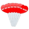 thumbnail image 1 of Butter Beans Heart Love Cupcake Picks Toppers - Set of 6, 1 of 1