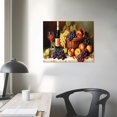 thumbnail image 3 of Creowell Grape Wine Picture Wall Art: Red Wine &amp; Fruit Artwork Painting on Canvas for Wall (20x16 in/16x12 in), 3 of 4