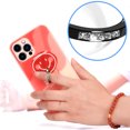 thumbnail image 4 of Transparent Phone Ring Stand Holder - EI Sonador Cell Phone Ring Holder Finger Grip 360 Degree Rotation (2 Black Diamond), 4 of 6