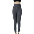 thumbnail image 3 of ShomPort Leggings for Women - High Waisted Soft Butt Lifting Yoga Pants Workout Running Tights, 3 of 9