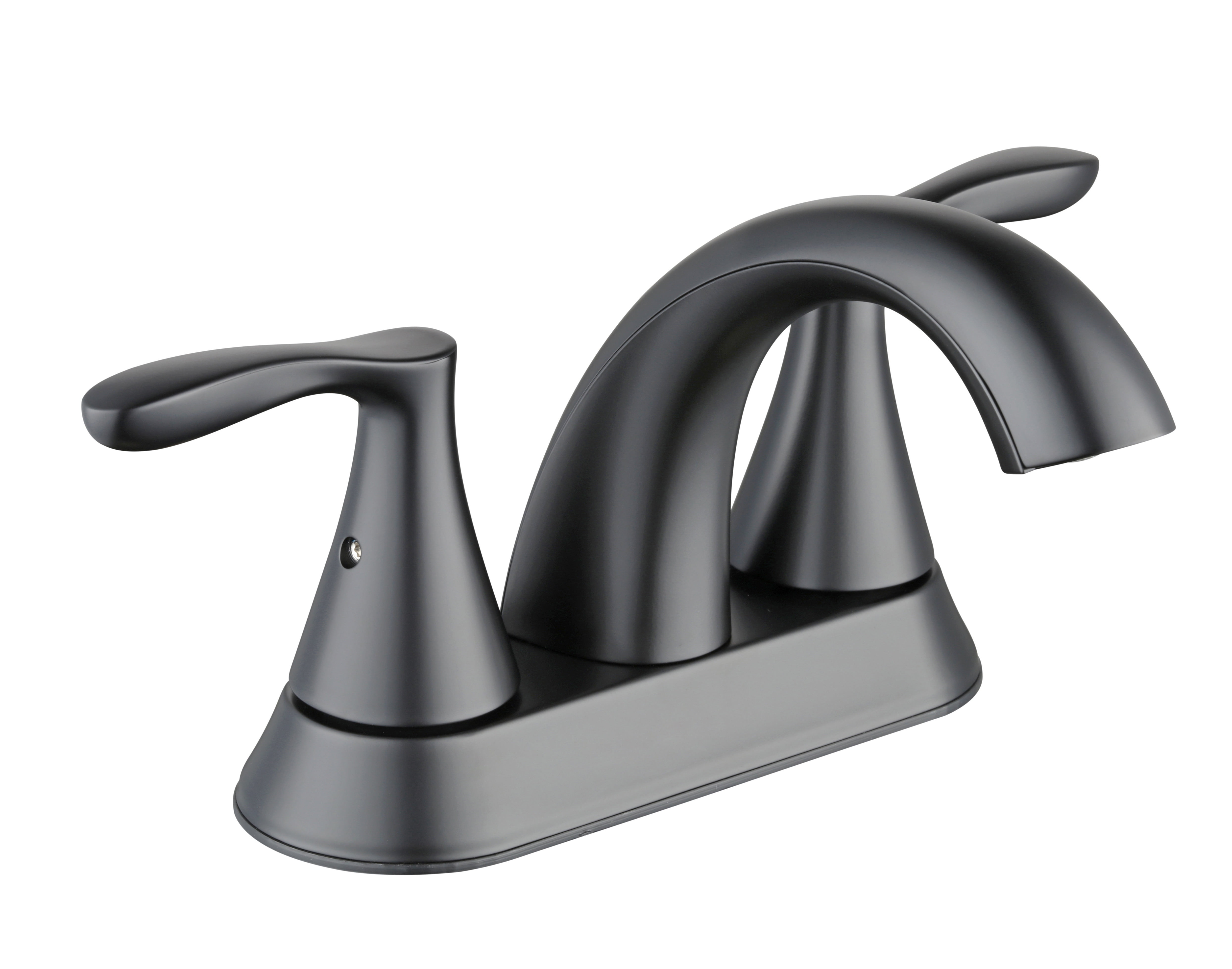 Better Homes & Gardens Simple Flair 4" Centerset Bathroom Faucet in Matte Black