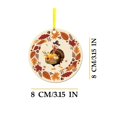 thumbnail image 3 of 2020 Ornament Fall Thanksgiving Turkey Wedding Party Decor New Pvc Mat, 3 of 3