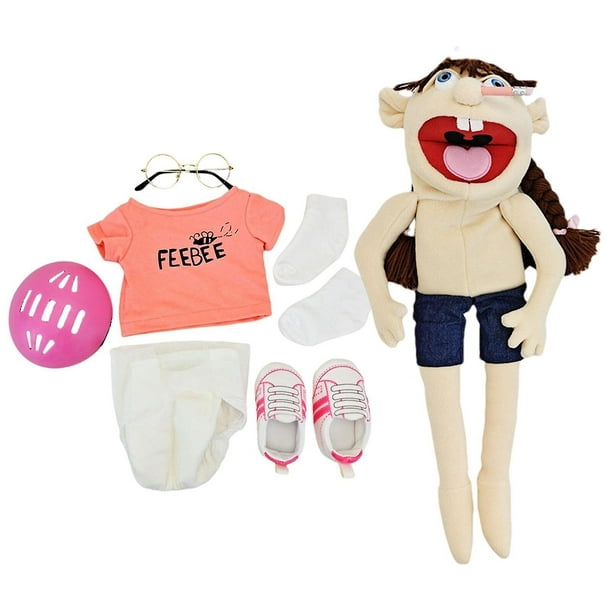60cm Jeffy Puppet Jeffy Hand Puppet Plush Toy Stuffed Doll Kids Birthday  Gift US