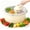 White, variant on Electric Fruit Cleaner Spinner, New Salad Spinner and Produce Washer, 3-Speed Rechargeable Fruit & Vegetable Washer with Drain Basket, 1500mAh One-Touch for Lettuce