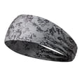 thumbnail image 2 of IYYVV Sports Sweatbands for Men Women Camo Headbands Workout Non Slip Breathable Fitness Stretchy Unisex Hairband for Yoga Running Cycling Ball E, 2 of 3
