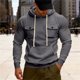 thumbnail image 1 of MHFRRA Sudadera con Capucha de Peso Pesado, Chaqueta de Trabajo para Exteriores con Bolsillo Amplio, Jersey Informal para Otoño E Invierno Gris oscuro, 1 of 8