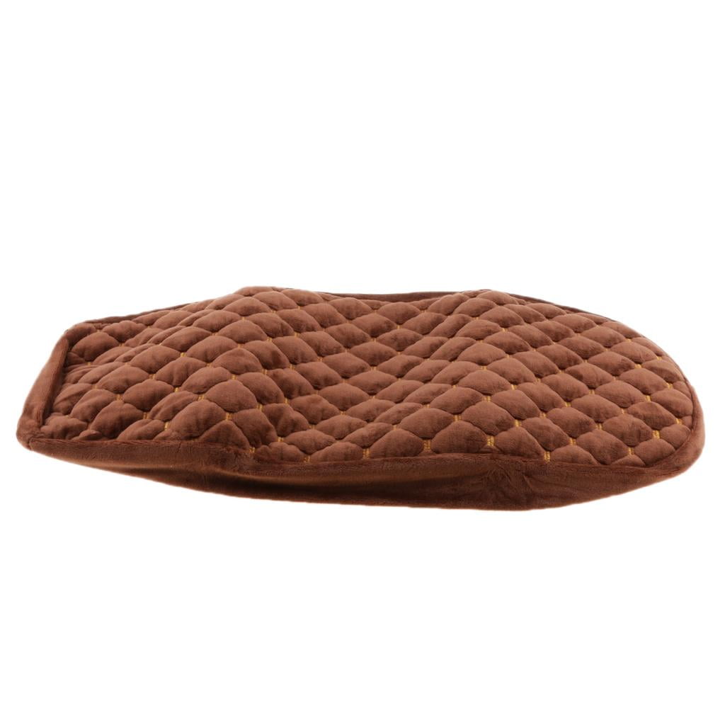 Brown Motorcycle Scooter Moped Passenger Seat Cover Breathable Cushion XL