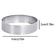thumbnail image 5 of Wosthever 6 unids/set moldes para pasteles con base resistente a altas temperaturas, molde para tartas de acero inoxidable fácil de limpiar Herramientas y accesorios para hornear, 5 of 6