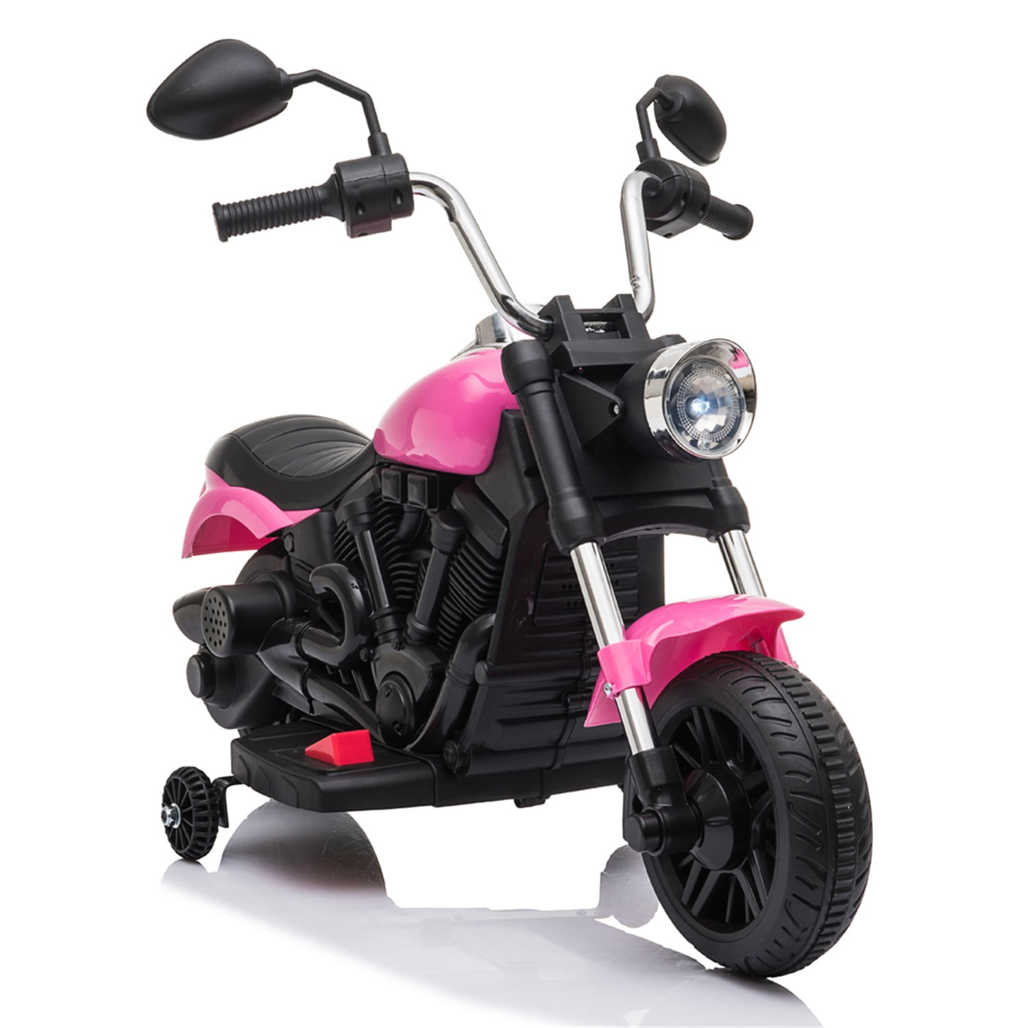 CIPACHO Kids Electric Motorcycle, Kids Ride on Motorcycle, Red 6 V Battery Powered Motorcycle Toy for Children Boys & Girls, Pink