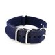 thumbnail image 1 of Adecuado para correa de reloj de nailon 18 mm 20 mm 22 mm 24 mm Correa deportiva del ejército Correa de pulsera de tela para 007 James Bond 5 anillos Bandas de reloj Correa de reloj, 1 of 5