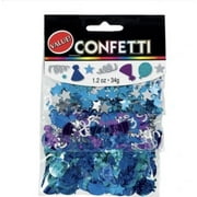 Celebration Themed Confetti - Party Decorations Green Blue And Purple Amscan