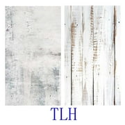 Old White Wall Wood Photo Studio Backgrounds 22X34Inch 2sides PVC Cover Waterproof Paper Backdrops Wood Marble Wall Printing for Camera Phone Shooting