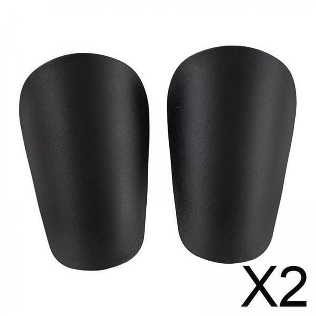 2x2 Piezas Espinilleras De Fútbol Almohadillas Protectoras Antideslizantes Para Mujeres Niños Niños Negro XS