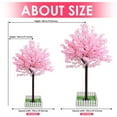 thumbnail image 2 of Extra-Tall 5ft/6ft Fake Sakura Tree - Durable Pink/White Blossom Decor for Indoor/Outdoor Holiday Displays, 2 of 9