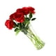 thumbnail image 1 of Injueey 10 Uds flor de Rosa Artificial decoración de simulación hogar Oficina boda flor de tela Flores artificiales rojo Injueey HA8916-04B, 1 of 6
