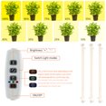 thumbnail image 4 of Muyoka Grow Light Plant Light 3 cabezales con 144 LED de espectro completo 380-780nm LED con 10 brillos regulables y 3 modos de temporizador Lámpara de cultivo de siembra 10W Luz de planta para planta Muyoka Hogar, 4 of 7