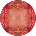 thumbnail image 1 of Ahgly Company Indoor Square Patterned Red Area Rugs, 3' Square, 1 of 6