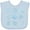 AE-Light Blue, variant on Inktastic Winter Snowflakes Boys or Girls Baby Bib