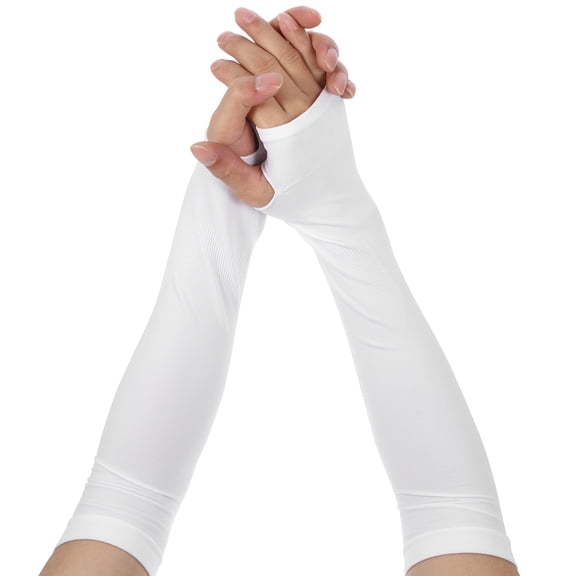 WHAMVOX 1 Pair Cooling Silk Arm Sleeves For Men And Women Sun Protection