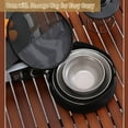 thumbnail image 2 of 4pcs Camping Tableware Sets Reusable Stainless Steel Plates and Bowls, 2 of 8
