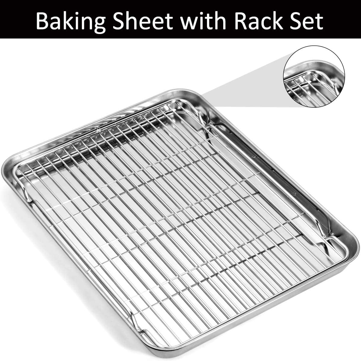 Baking sheet and rack set sale