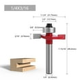 thumbnail image 1 of 8-Piece Export-Grade Woodworking Router Bit Set: 1/4 Shank T-Slot Roller Ball Cutters for Edge Trimming & Slotting, Universal Compatibility with Most Woodworking Machines, Durable Zhejiang-Made Tools, 1 of 6