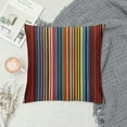 thumbnail image 2 of PHYHOO Halloween Colorful Stripes Throw Pillow Cover,  Cushion Case Decoration for Sofa Couch, 2 of 5