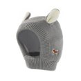 thumbnail image 1 of RV Suéter para niños Gorro de punto para bebé Gorro de bufanda de punto engrosado de color sólido (gris) Rojo Verde, 1 of 3