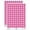 Hot Pink, variant on Dental Floss Tooth Dentist 200+ Round Stickers - Rainbow - Gloss Finish - 0.50" Size