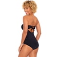 thumbnail image 5 of Time and Tru Women’s and Women’s Plus Bandeau Twist Front One Piece Swimsuit, Sizes XS-3X, 5 of 8