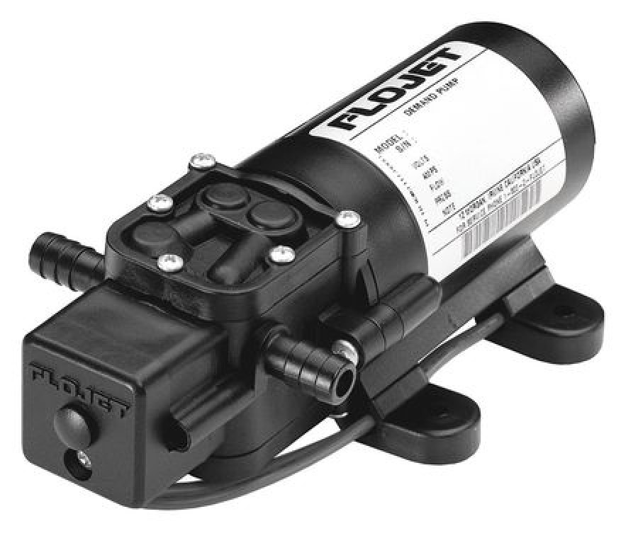 FLOJET LF222201D Diaphragm Pump,Motor Driven,24VDC,35 psi