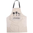 thumbnail image 2 of Cooking Apron Kitchen Cooking Apron BBQ Grilling Apron with Pocket for Women Men, 2 of 3