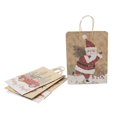 thumbnail image 2 of Holiday Time 4 Pack  Large Kraft Paper Handle Gift Bag, 2 of 5