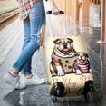 thumbnail image 3 of Happy Mother's Day Proud Bulldog Mom Travel Luggage Cover Dog Lover Gifts Idea Suitcase Dust Protective Decor - 03003, 3 of 5