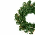 thumbnail image 3 of Northlight Pre-Lit Deluxe Dorchester Pine Artificial Christmas Wreath with Clear Lights, 3 of 4