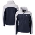 thumbnail image 1 of Women's Cutter & Buck Navy/Gray Kansas City Royals Charter Eco Recycled Anorak Jacket, 1 of 3