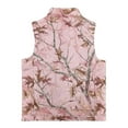 thumbnail image 5 of Uorisanigo Unisex Boys Girls Fleece Jacket Vest Puffy Warm Kids Pink Camo Hunting Forest Vest Full Zipper Sleeveless Jacket for Fall Winter Spring, Soft Cozy Outwear Waistcoat 2-12 Years, 5 of 7