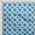 thumbnail image 4 of oneOone Cotton Cambric Medium Blue Fabric Nautical Quilting Supplies Print Sewing Fabric By The Yard 42 Inch Wide, 4 of 6