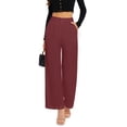 thumbnail image 1 of Pantalones anchos FUNYYZO de cintura alta para mujer primavera/verano, 1 of 6