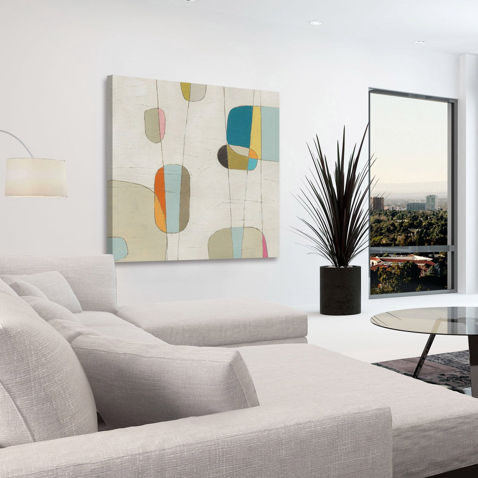 Marmont Hill "Molecular Motion II" Painting Print on Wrapped Canvas