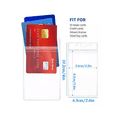 thumbnail image 2 of Mica Vertical Porta Credencial Gafete Ine 100 pz Transparente + 100 clip Plata, 2 of 5