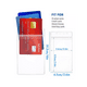 thumbnail image 2 of Mica Vertical Porta Credencial Gafete Ine 100 pz Transparente + 100 clip Plata, 2 of 5