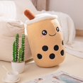 thumbnail image 1 of Peluche de Boba de leche gigante para niñas, taza de té Kawaii, juguete de peluche suave, sabor a fresa rosa, almohada de sujeción, Bubo cojín, Juguetes Fivean Peluches, 1 of 2