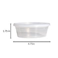 thumbnail image 4 of Mainstays 40 Piece 8oz Plastic Deli Container, Ideal Use for Meal Prep and Batch Cooking, 4 of 9