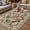 Light Beige, variant on Pink Spring Floral Outdoor Rug for Patio/Deck/Porch, Non-Slip Large Area Rug 6 x 9 Ft, Elegant Pastoral Flowers Birds Watercolor Indoor Outdoor Rugs Washable Area Rugs, Camping Rug Carpet Runner