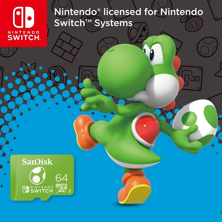 Nintendo Switch 64GmicroSDつき Amazon.com: SanDisk 64GB 2-Pack microSDXC Card, Licensed for